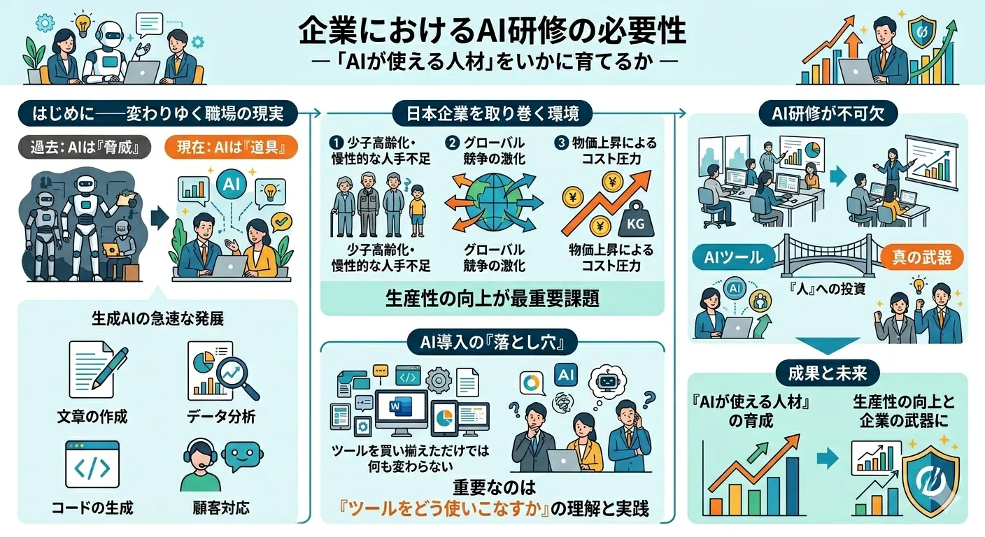 企業におけるAI研修の必要性 