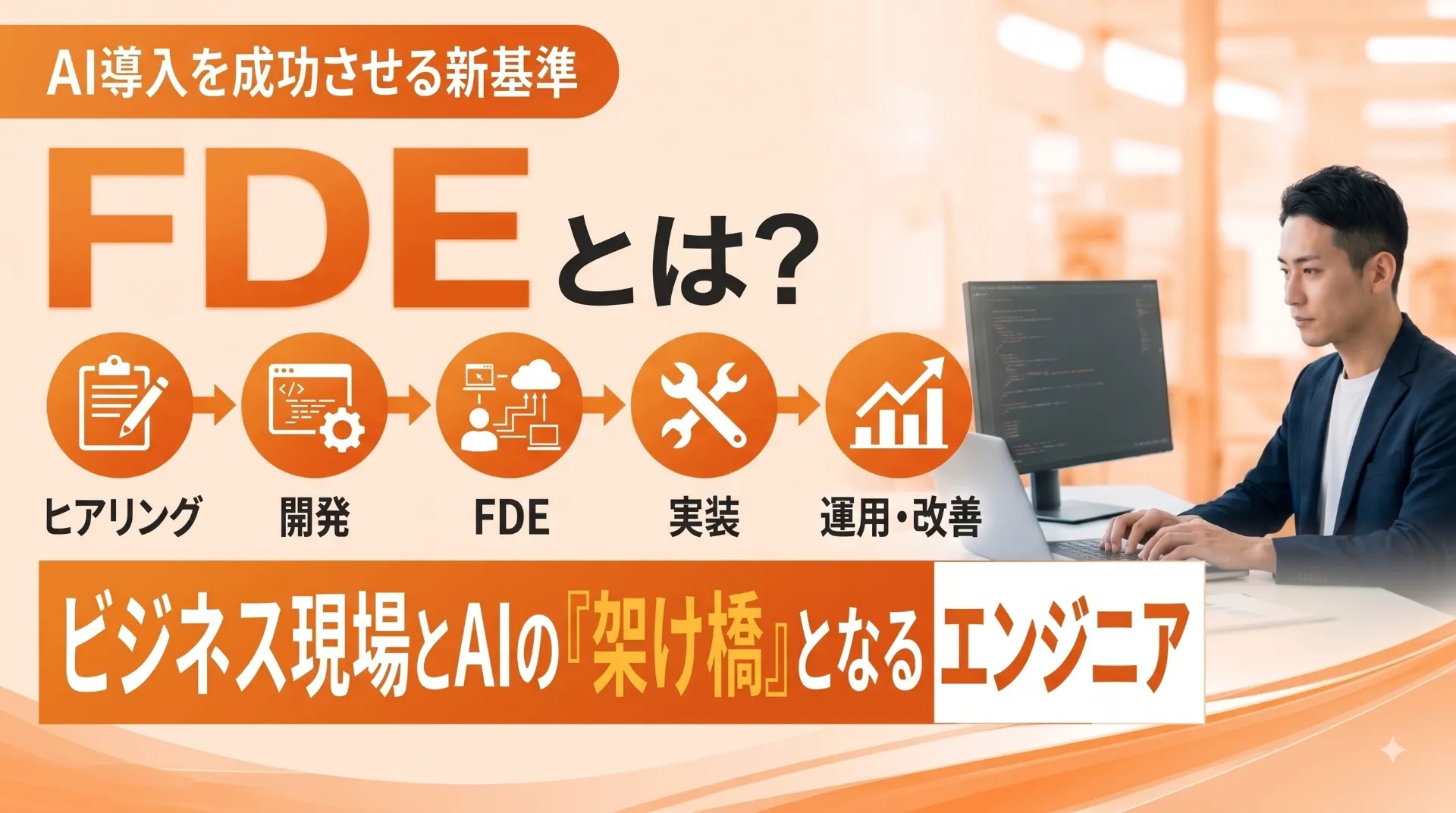 AI導入を成功させる新基準 FDEとは?